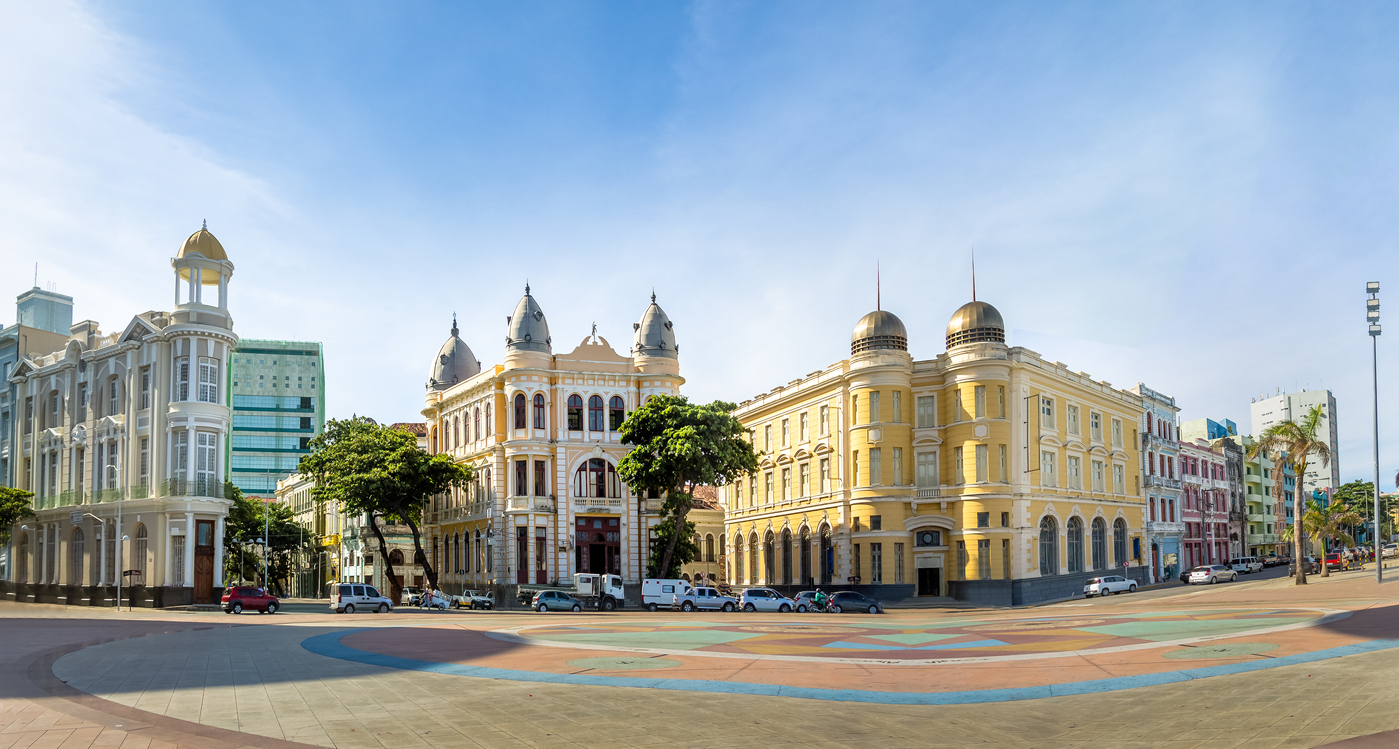 Praça do Marco Zero em Recife