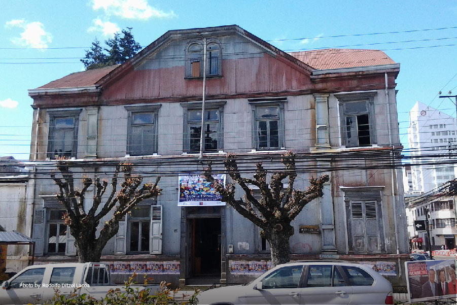 La fachada de la Casa Pauly