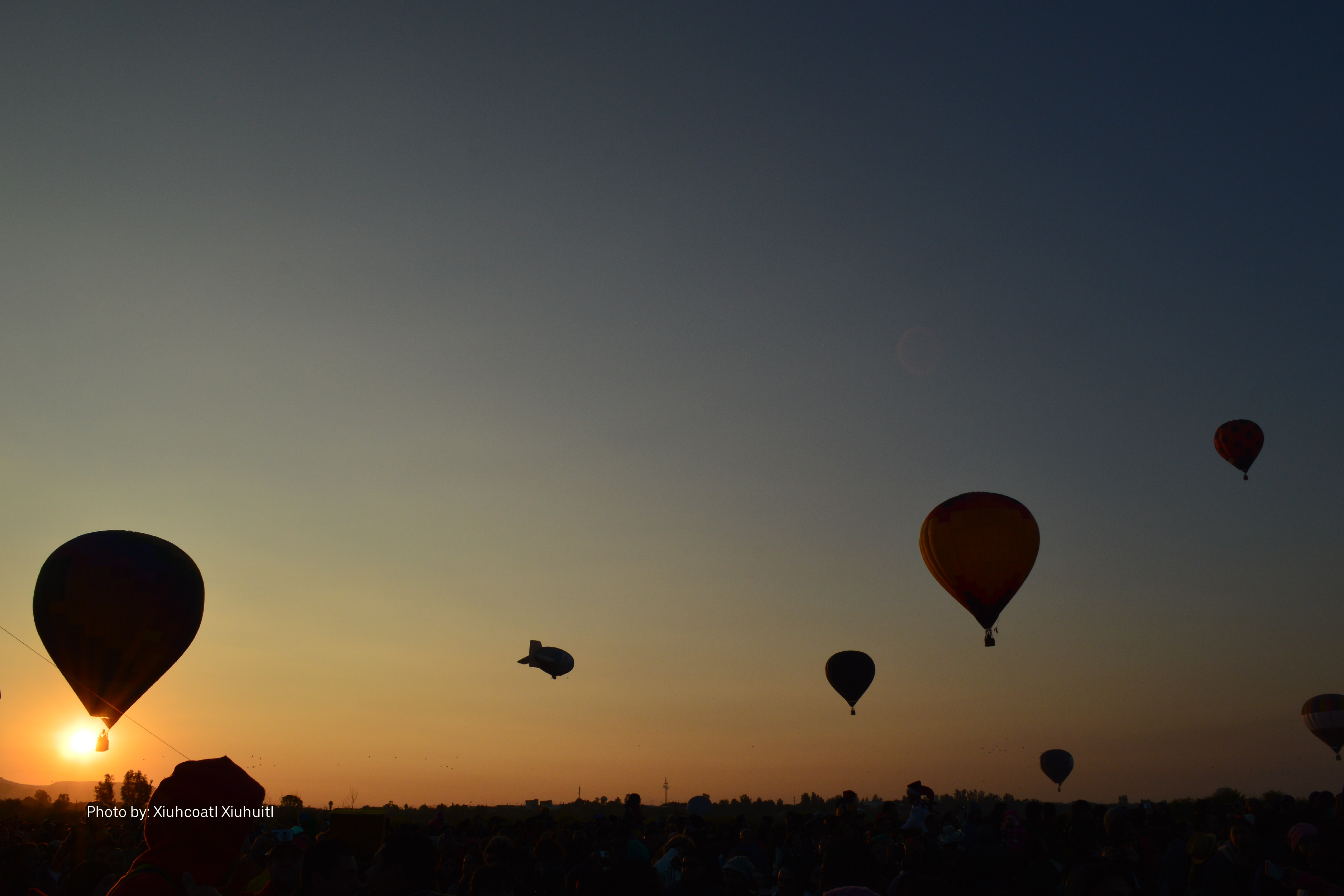 Globos en el cielo