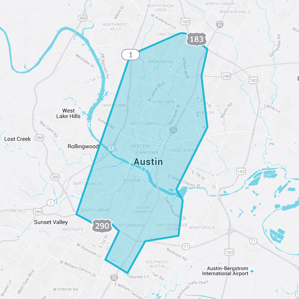 uberPOOL Service Area