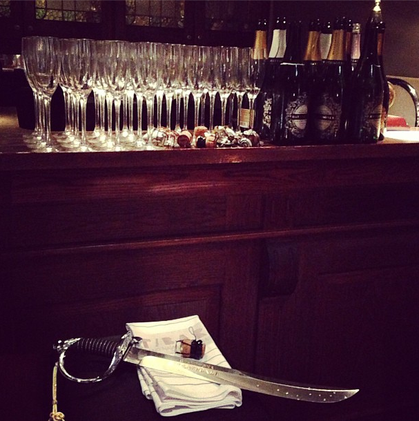 VIP event with champagne tasting