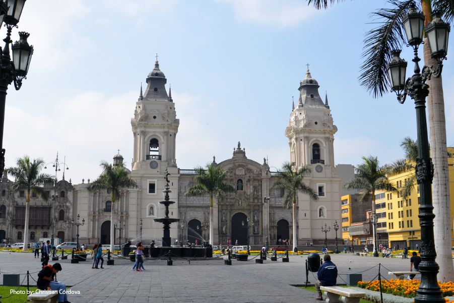 Catedral de Lima, en la Plaza de Armas