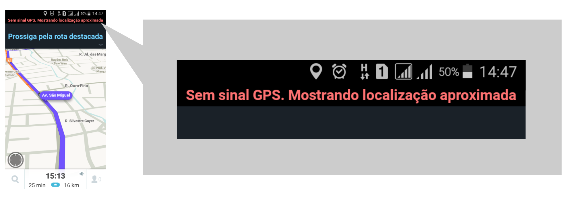 Problemas GPS Uber