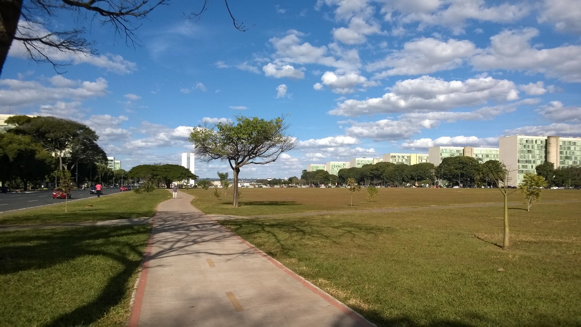 Vista da Esplanada dos Ministérios