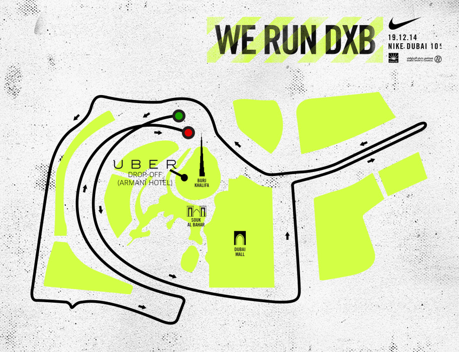 We Run Dubai Race Route Uber