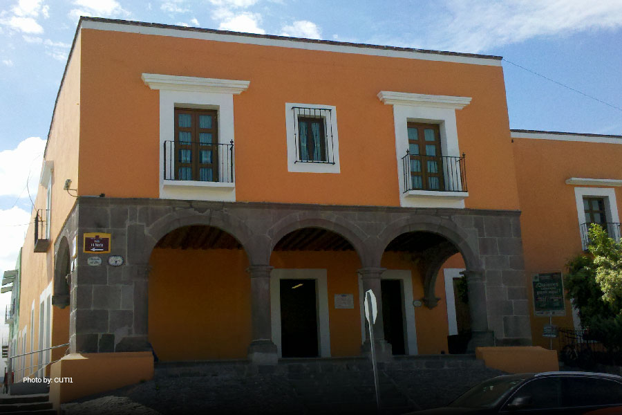 Edificio del barrio del Alto en Puebla