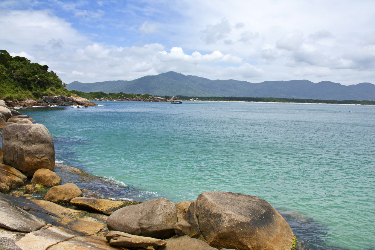 Vista panorâmica da Barra da Lagoa