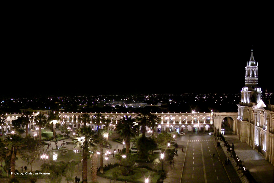 Vista de Arquipa desde el sur