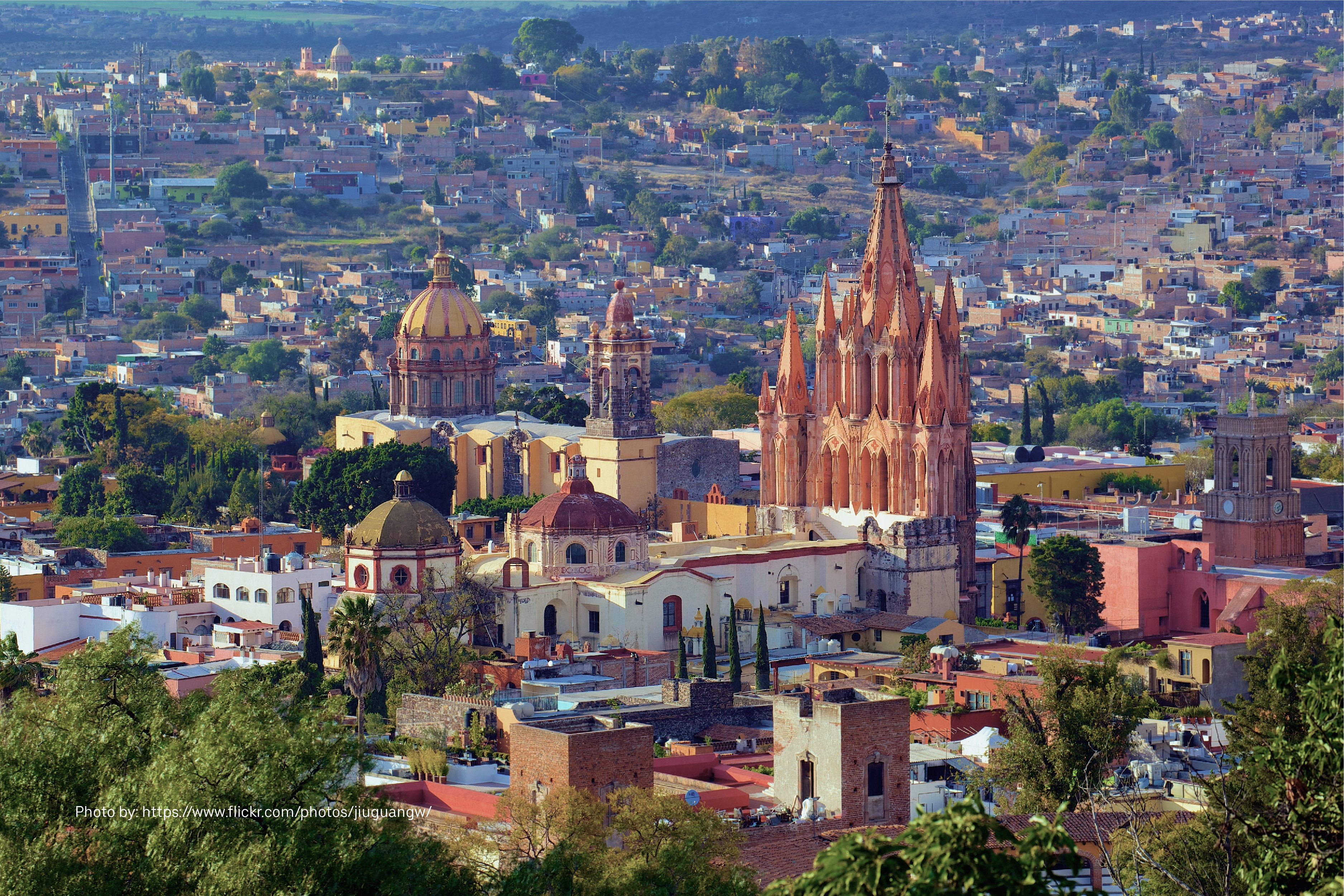 Vista de la Plaza Principal de San Miguel de Allende