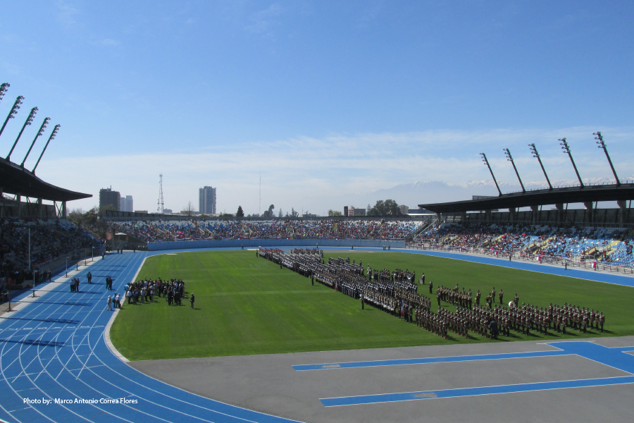 El estadio El Teniente en Rancagua