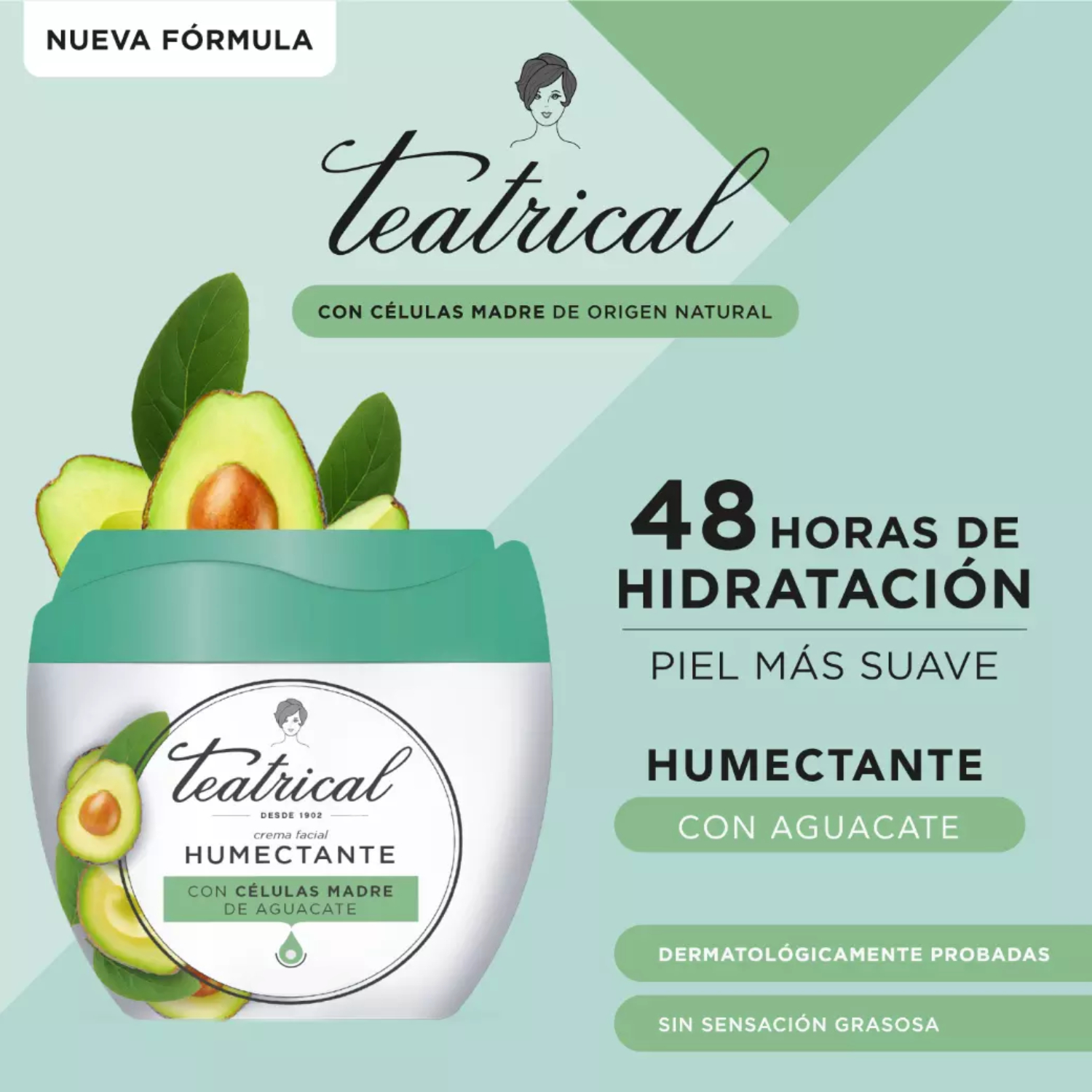 Teatrical crema facial humectante (200 g)