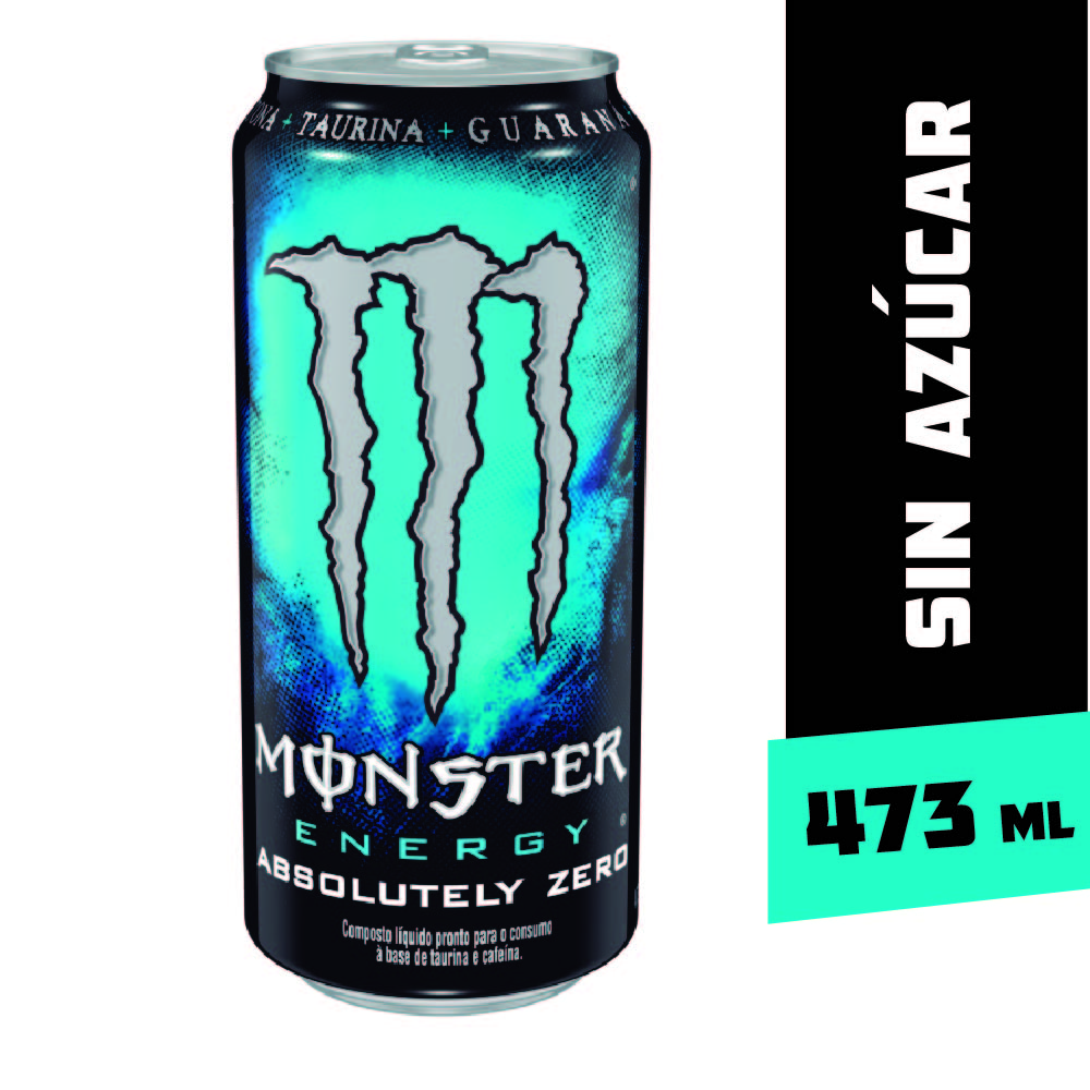 Monster bebida energética (473 ml) (absolutely zero)