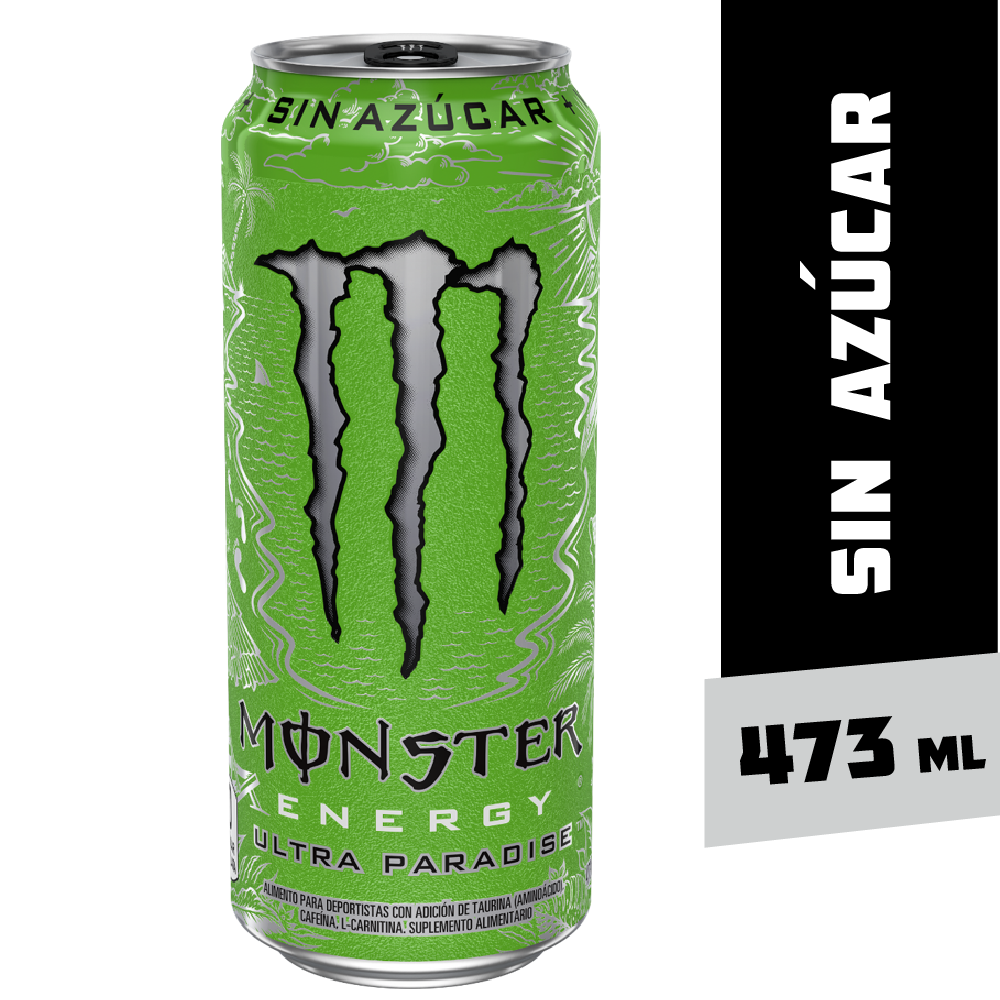 Monster energy bebida energética ultra paradise (lata 473 ml)