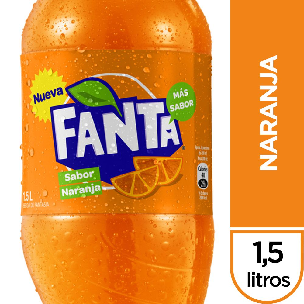 Fanta bebida naranja (botella 1.5 l)