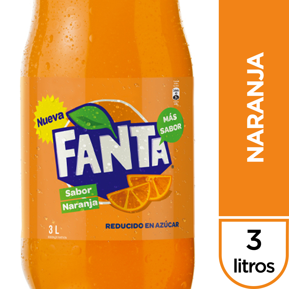 Fanta bebida naranja (botella 3 l)