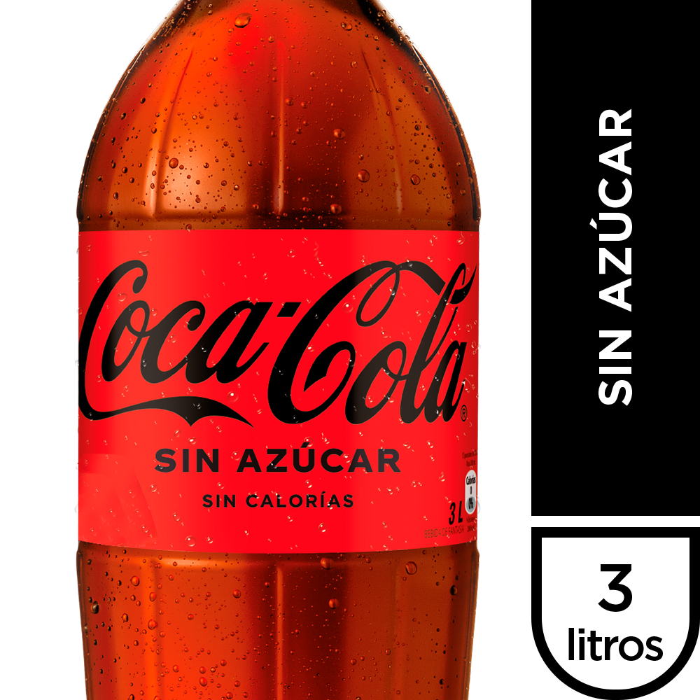 Coca-cola bebida sin azúcar (3 l)