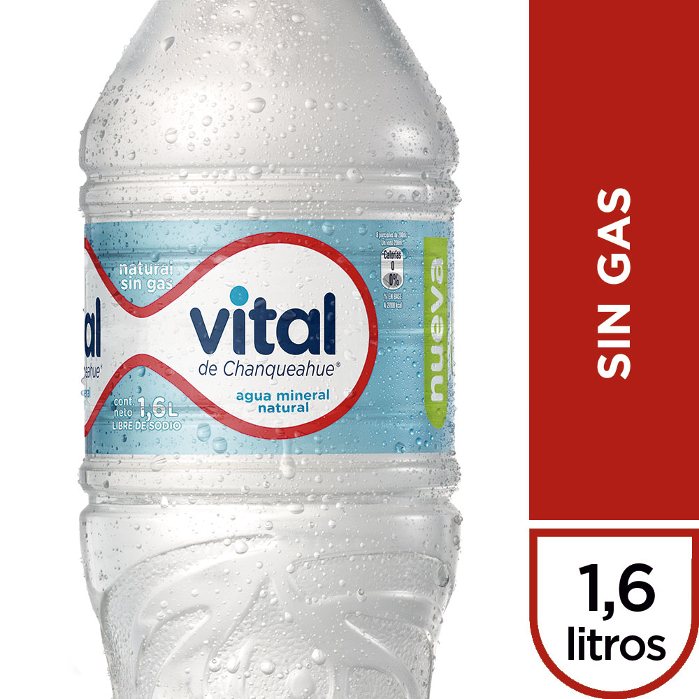 Vital agua mineral sin gas (1.6 l)