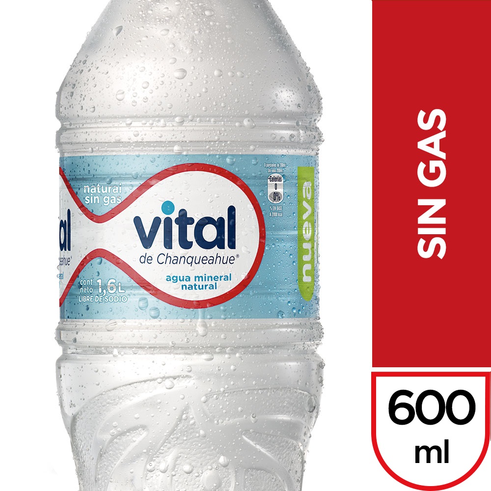 Vital agua mineral sin gas (botella 600 ml)
