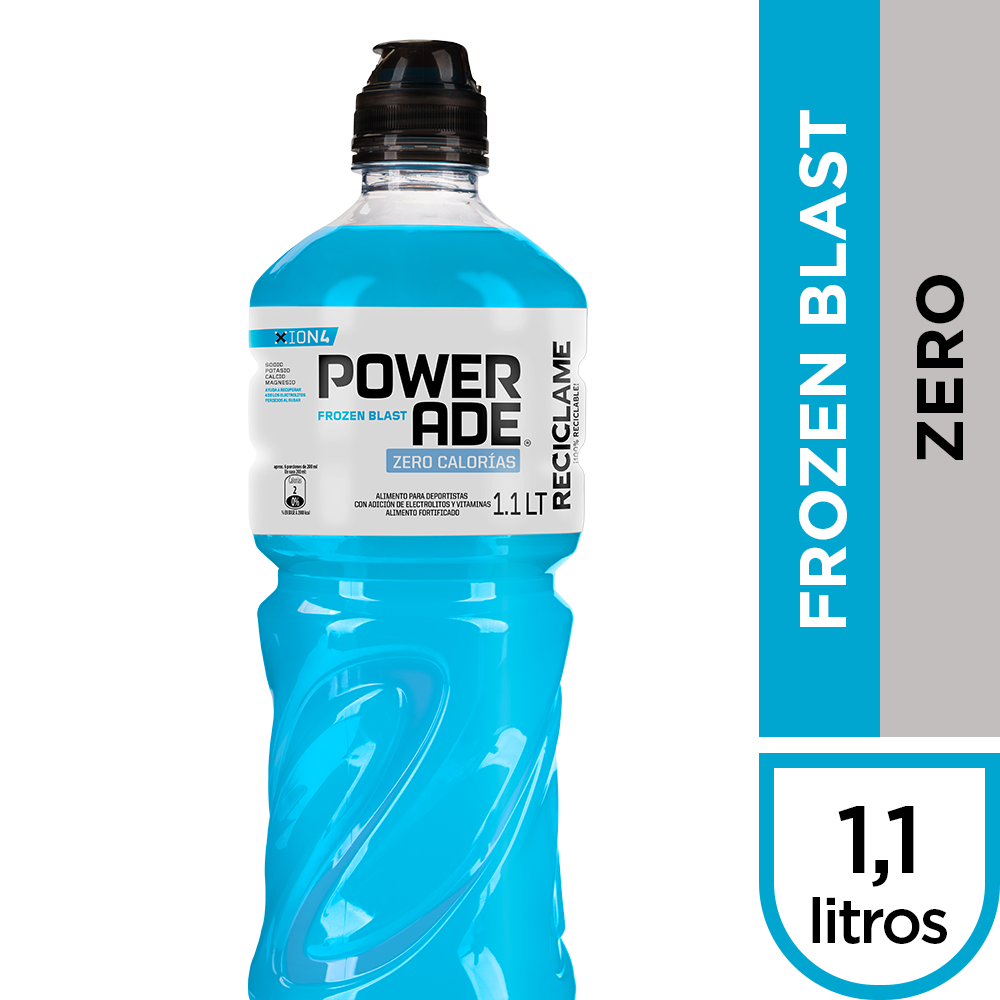 Powerade bebida isotónica zero frozen blast (botella 1.1 l)