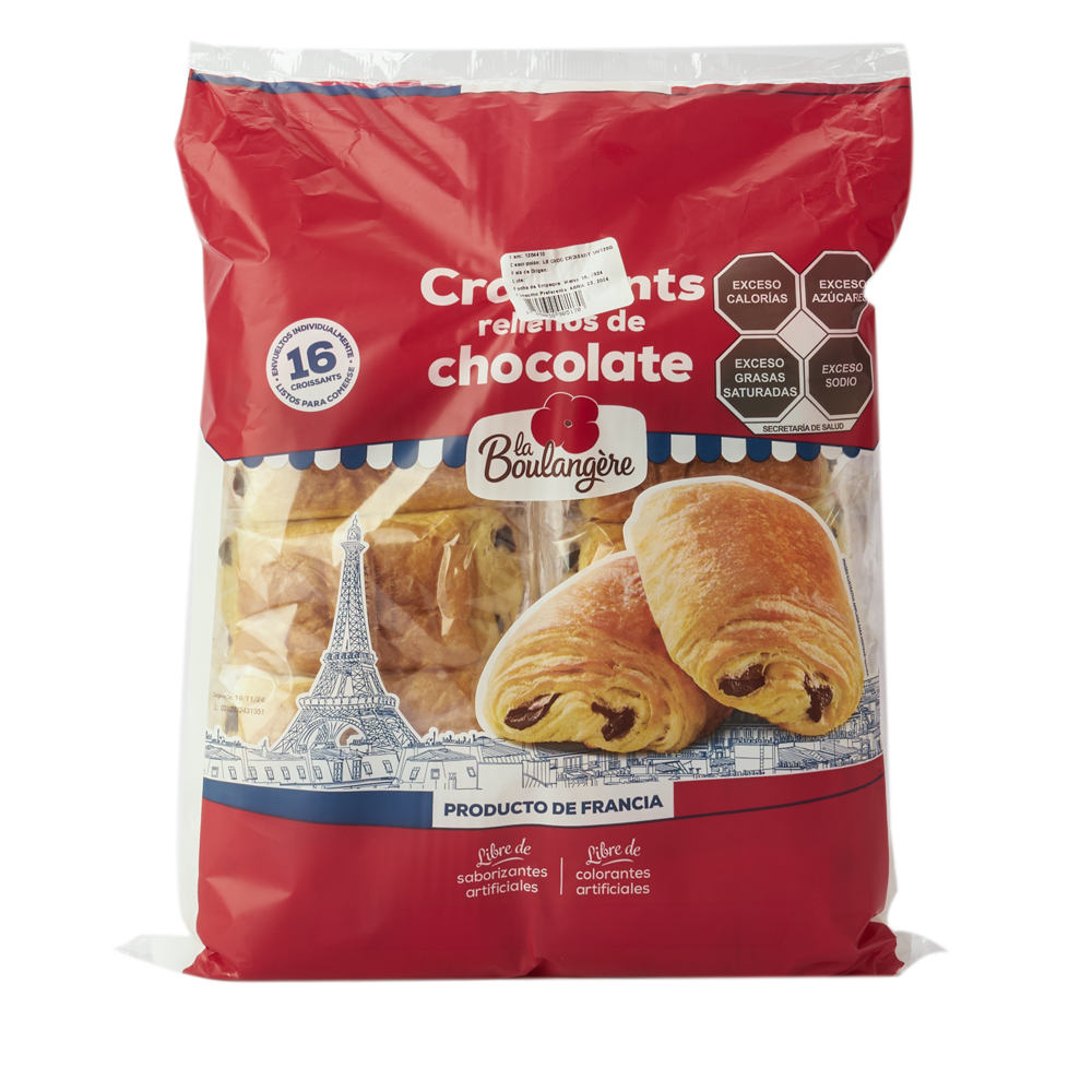 La Boulangere croissants rellenos de chocolate (16 un)