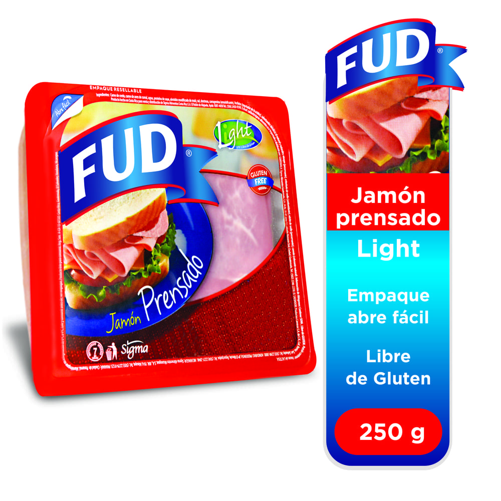 Fud jamón prensado light (250 g)