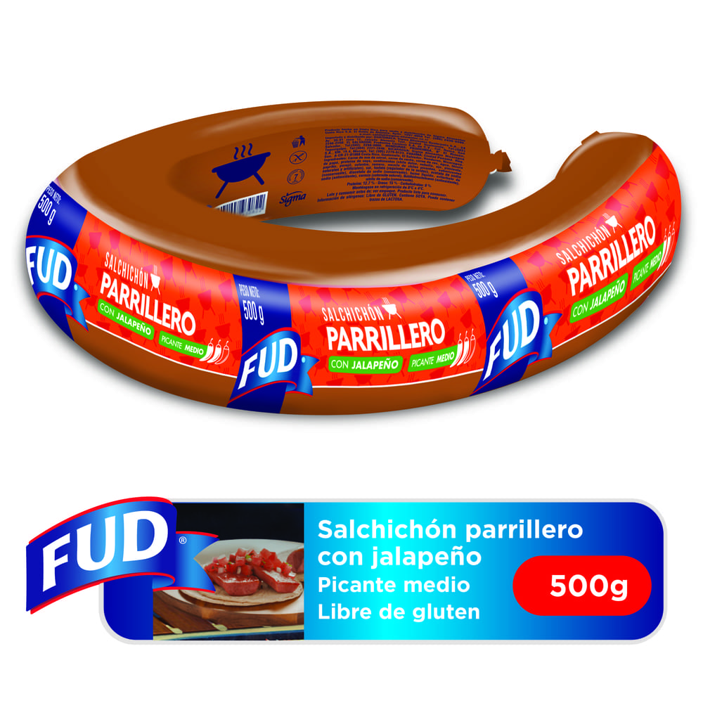Fud salchichón parrillero (500 g)