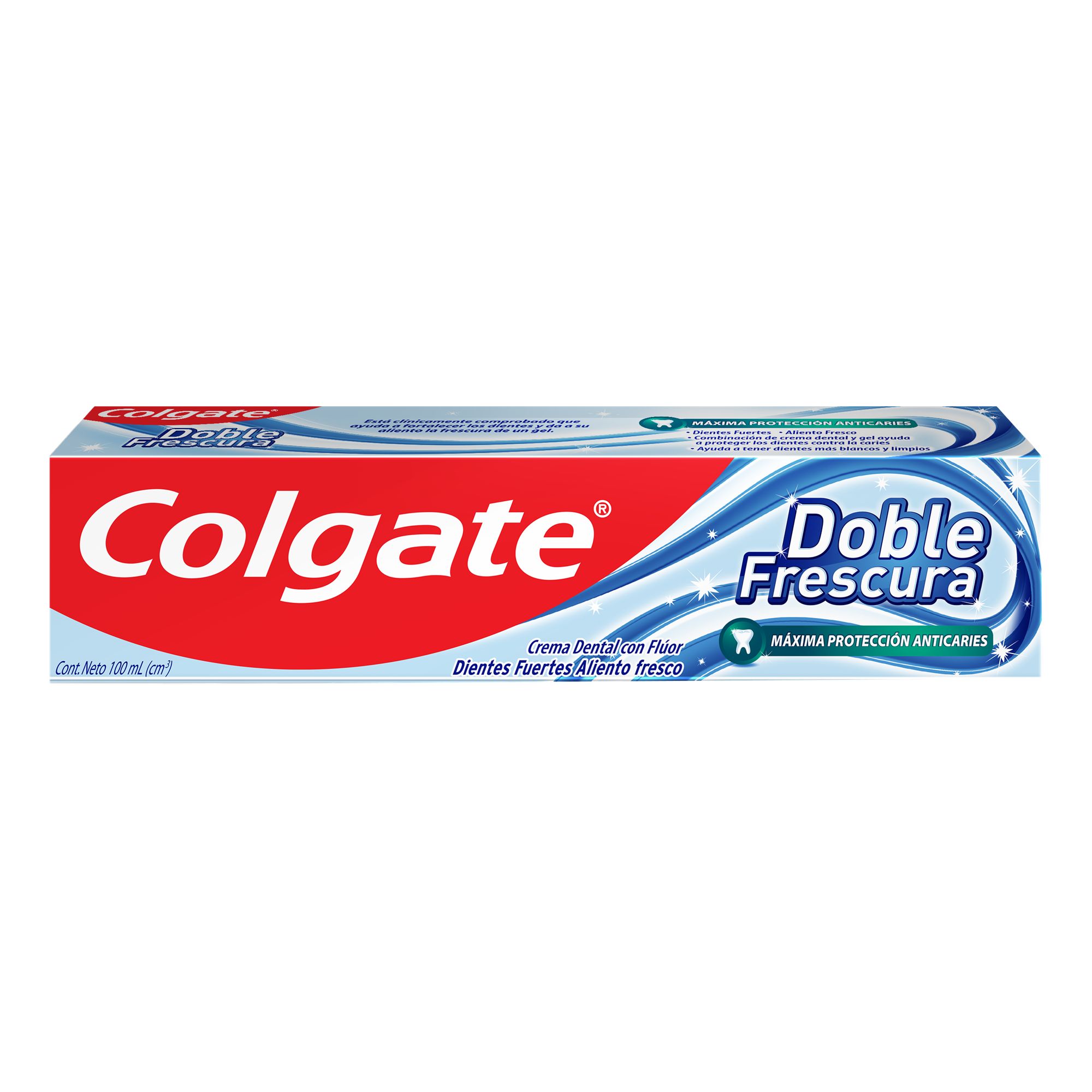 Colgate crema dental doble frescura (tubo 100 ml)