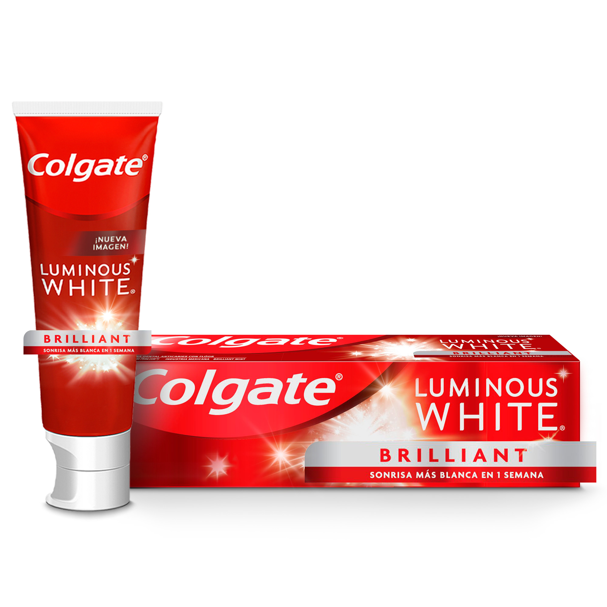 Colgate crema dental luminous white (tubo 75 ml)