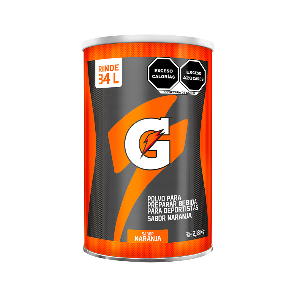 Gatorade bebida isotónica en polvo sabor naranja