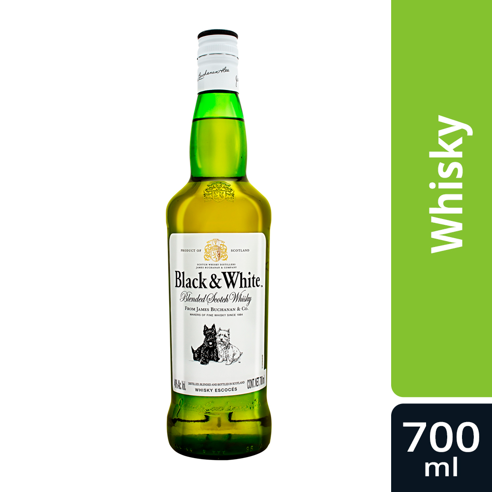 Black & white whisky blended scotch (700 ml)