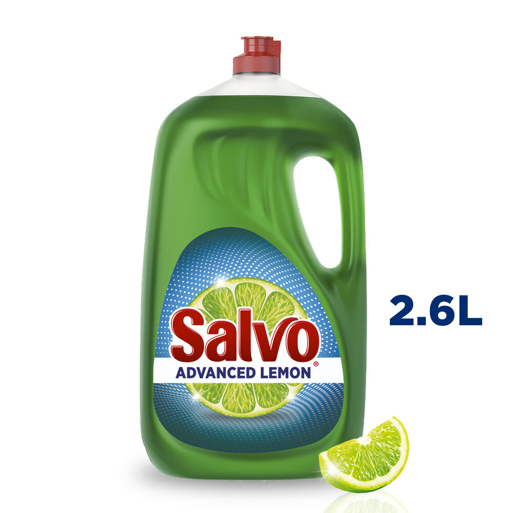 Salvo  lavatrastes líquido advanced power (botella 2.6 l)