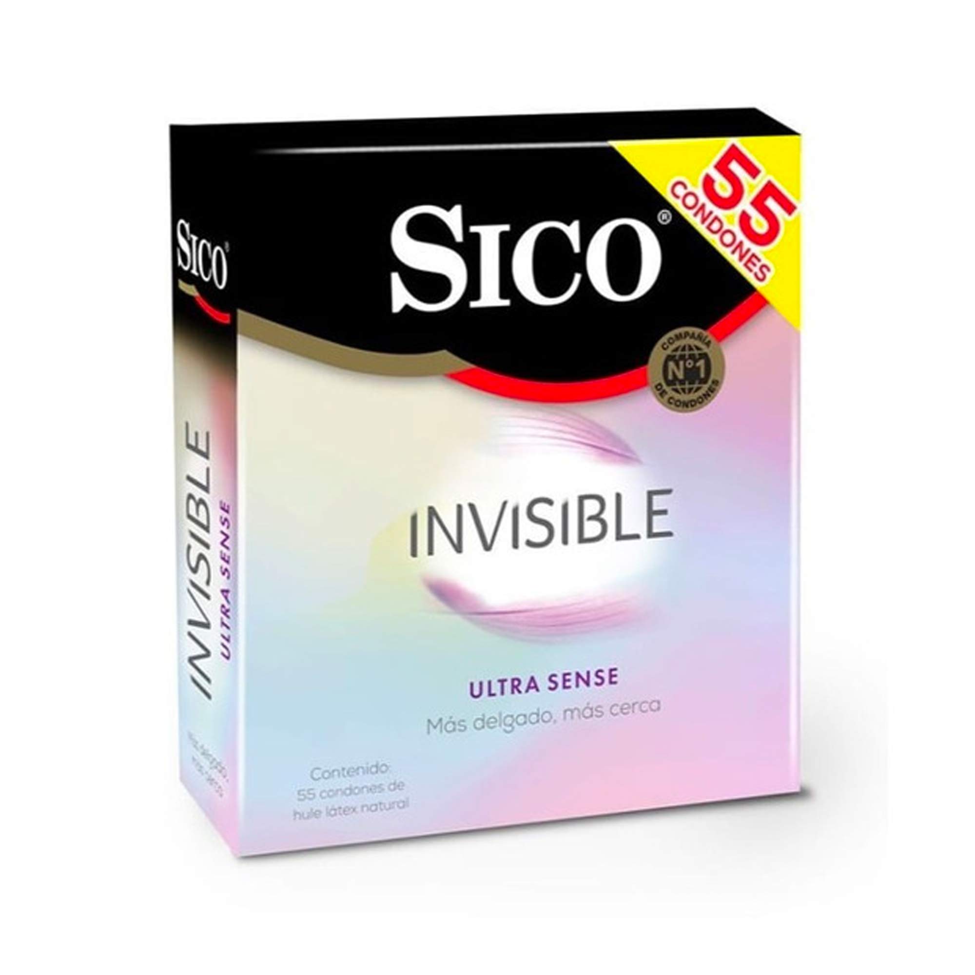 Sico condones invisible (55 piezas)