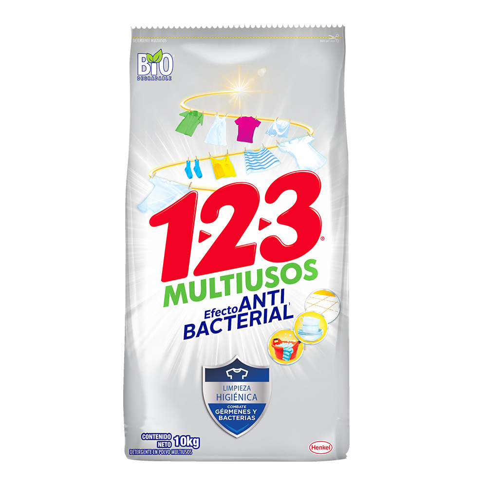 123 Detergente biodegradable multiusos (10 kg)